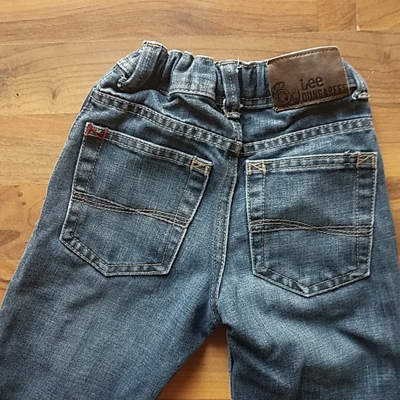 Boys Lee dungarees slim straight jeans - Picture 4 of 4